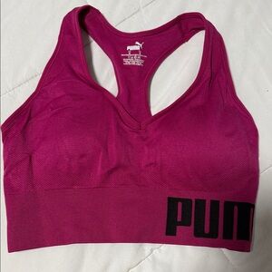 PUMA Women's Fuchsia Sports Bra
